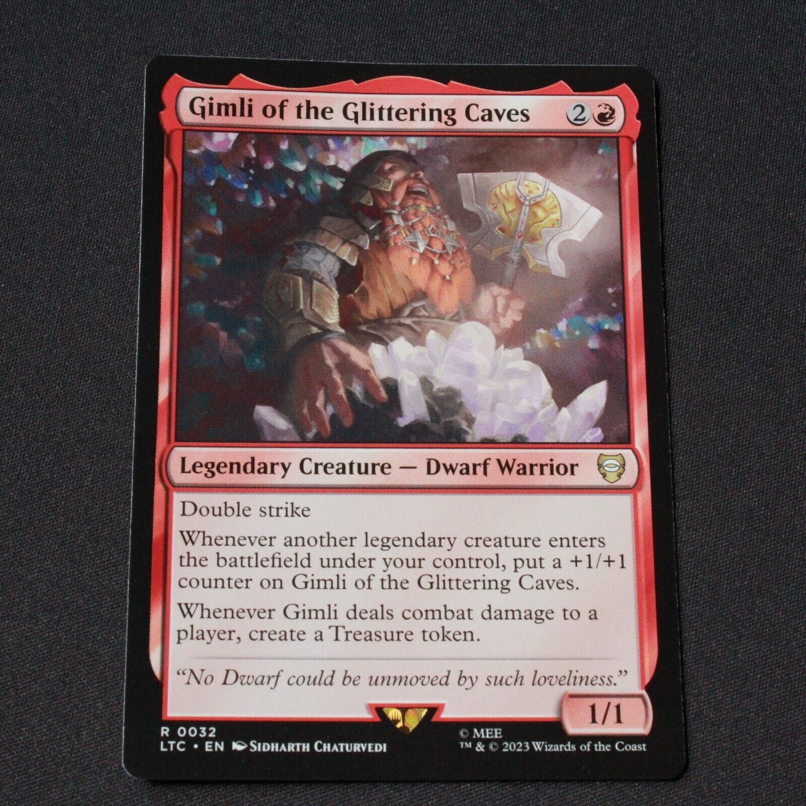 MTG Commander The Lord of the Rings LTC Rare Gimli of the Glittering C –  GGSmiths