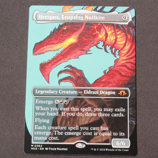 MTG Modern Horizons 3 (MH3) Herigast, Erupting Nullkite (Borderless) 362 NM