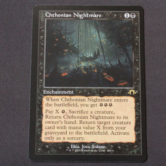 MTG Modern Horizons 3 (MH3) Rare Chthonian Nightmare (Retro Frame) 406 NM