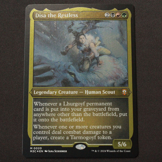 MTG Commander: MH3 (M3C) Mythic FOIL Disa the Restless (Foil Etched) 20 NM