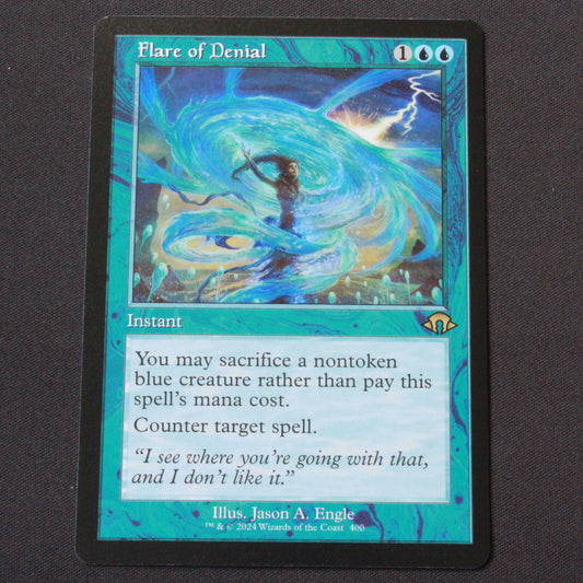 MTG Modern Horizons 3 (MH3) Rare Flare of Denial (Retro Frame) 400 NM