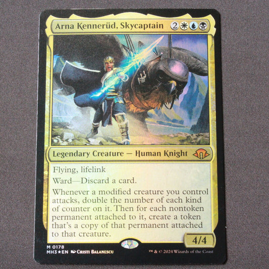 MTG Modern Horizons 3 (MH3) Mythic FOIL Arna Kennerud, Skycaptain 178 NM