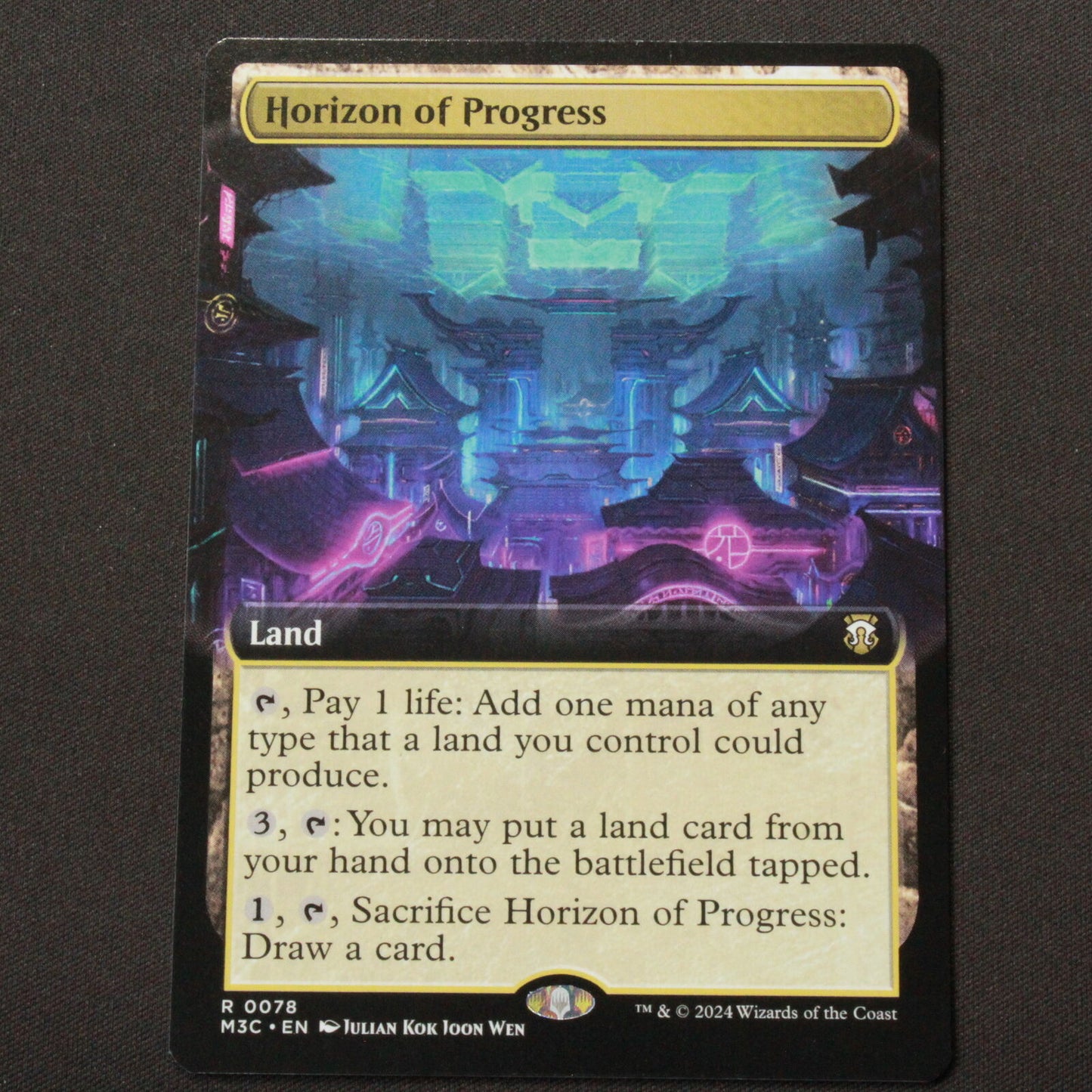 MTG Commander: MH3 (M3C) Rare Horizon of Progress (Extended Art) 78 NM