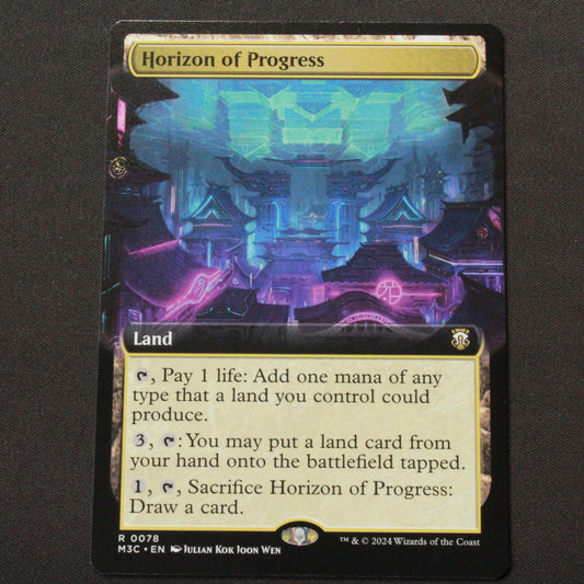 MTG Commander: MH3 (M3C) Rare Horizon of Progress (Extended Art) 78 NM