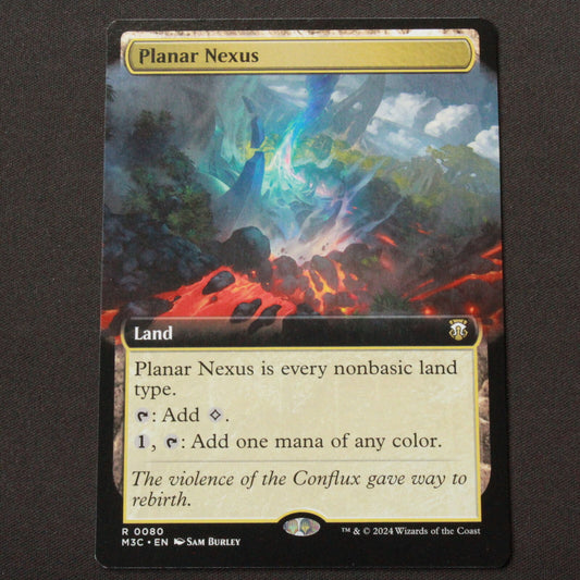 MTG Commander: MH3 (M3C) Rare Planar Nexus (Extended Art) 80 NM