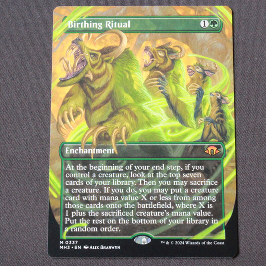 MTG Modern Horizons 3 (MH3) Mythic Birthing Ritual (Borderless) 337 NM