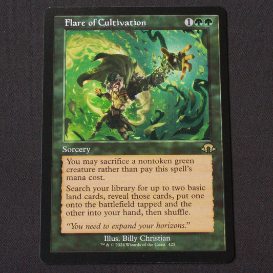 MTG Modern Horizons 3 (MH3) Rare Flare of Cultivation (Retro Frame) 425 NM