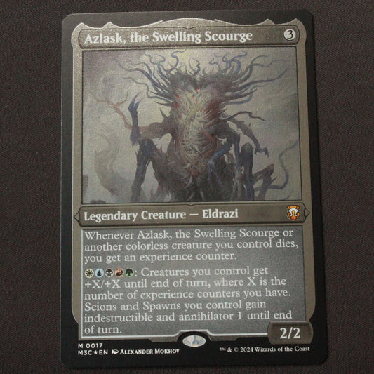 MTG Commander: MH3 (M3C) FOIL Azlask, the Swelling Scourge (Foil Etched) 17 NM