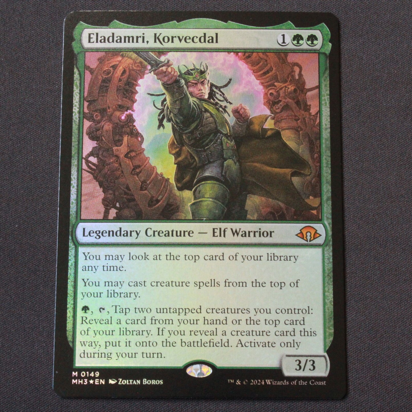 MTG Modern Horizons 3 (MH3) Mythic FOIL Eladamri, Korvecdal 149 NM