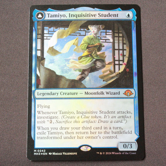 MTG Modern Horizons 3 (MH3) Mythic FOIL Tamiyo, Inquisitive Student 242 NM