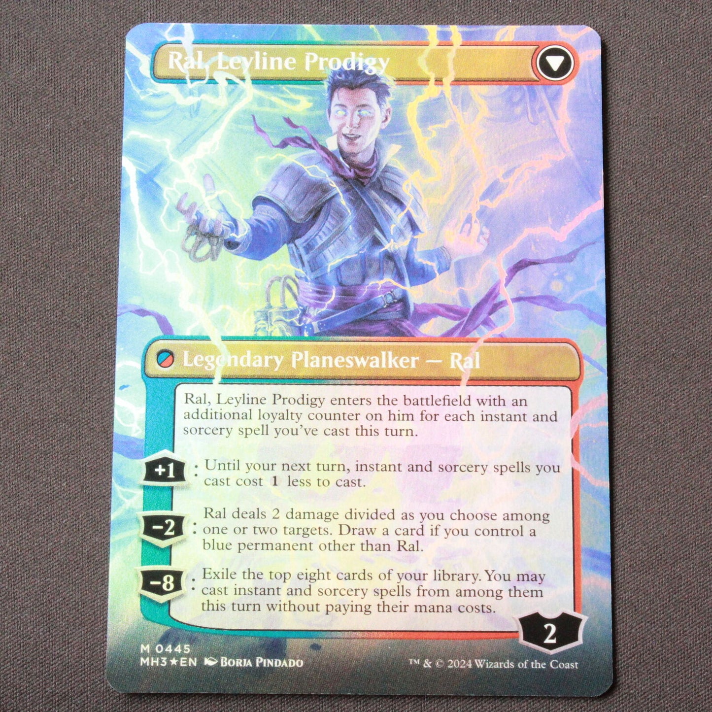 MTG Modern Horizons 3 (MH3) Mythic FOIL Ral, Monsoon Mage (Borderless) 445 NM