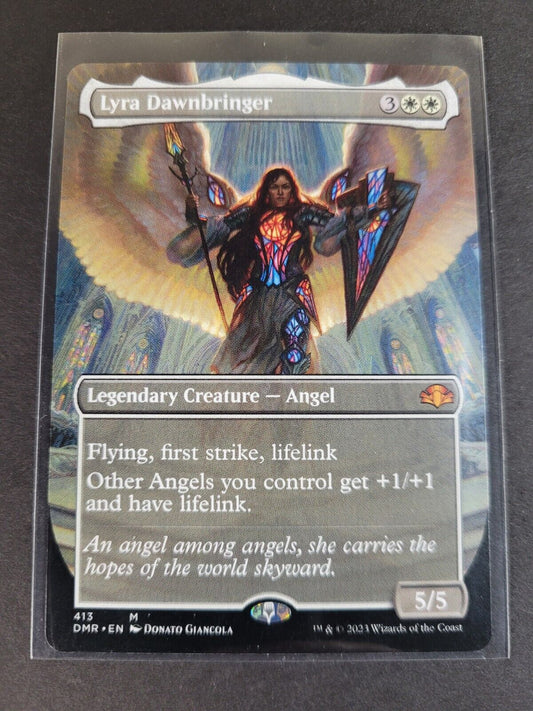 MTG Dominaria Remastered DMR Mythic Lyra Dawnbringer (Borderless) 413 NM