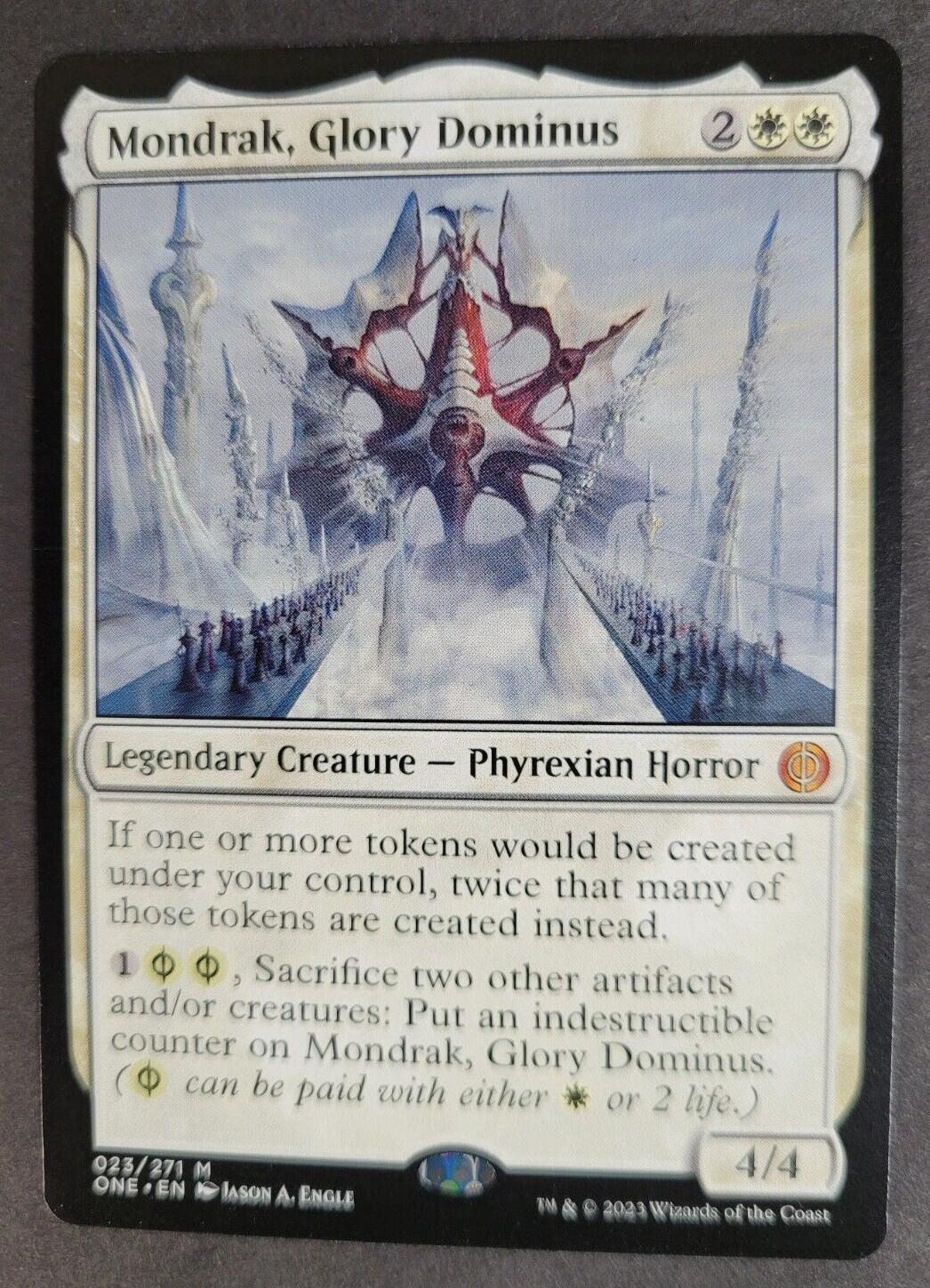 MTG Phyrexia: All Will Be One (CLB) Mythic Mondrak, Glory Dominus 23 NM