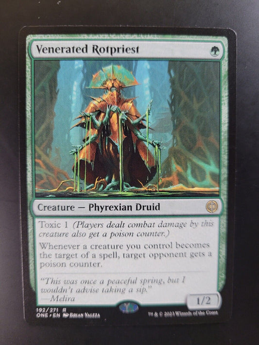 MTG Phyrexia: All Will Be One (ONE) Rare Venerated Rotpriest 192 NM