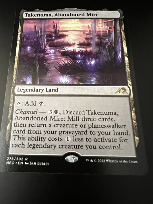 MTG Kamigawa: Neon Dynasty (NEO) Rare Takenuma, Abandoned Mire 278 NM