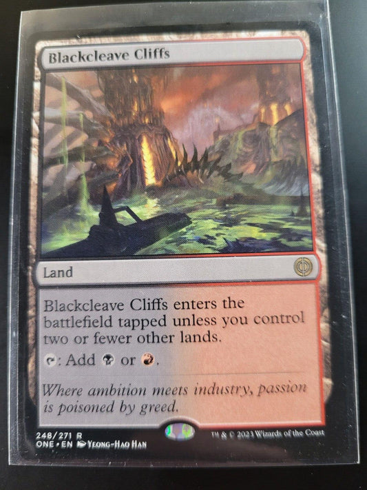 MTG Phyrexia: All Will Be One (ONE) Rare Blackcleave Cliffs 248 NM