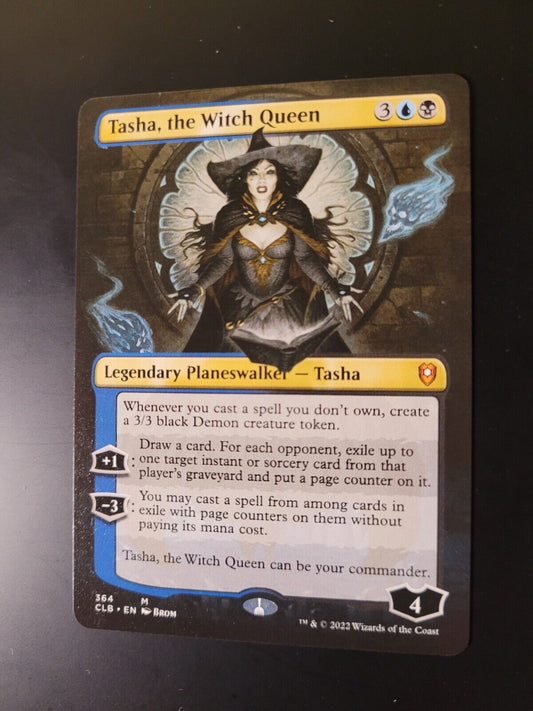 MTG Commander Legends Baldurs Gate CLB Rare Tasha Witch Queen Borderless 364 NM