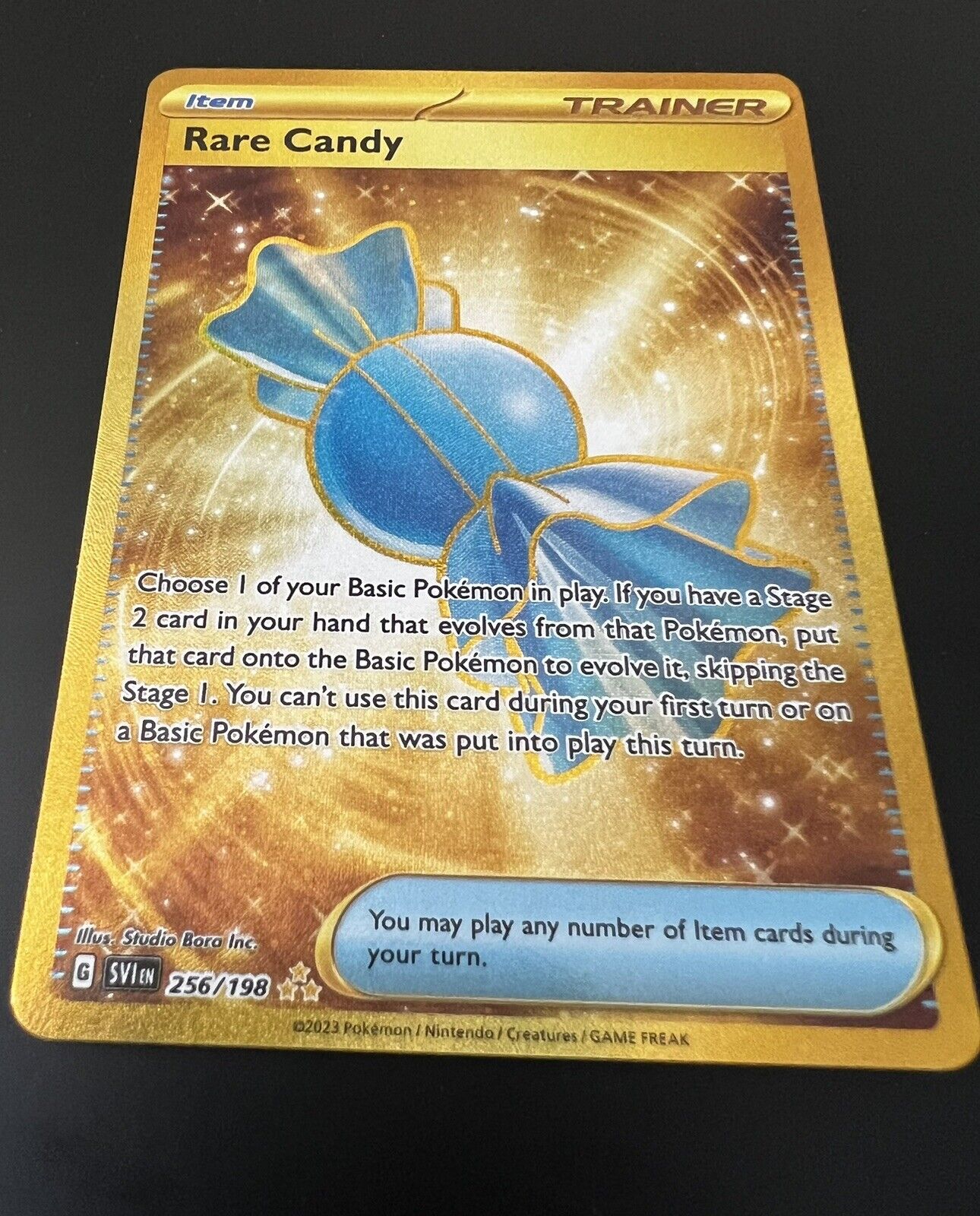 Pokemon SV01: Scarlet & Violet Hyper Rare Holo Rare Candy 256/198 NM