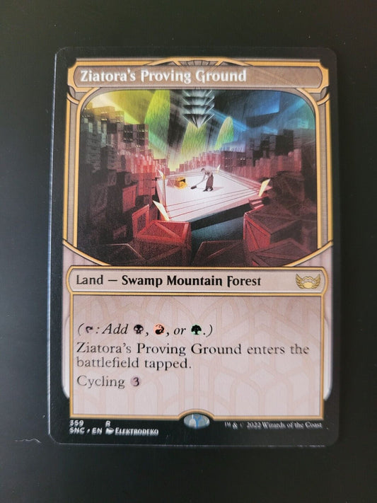 MTG Streets of New Capenna (SNC) Rare Ziatora's Proving Ground (Showcase) 359 NM