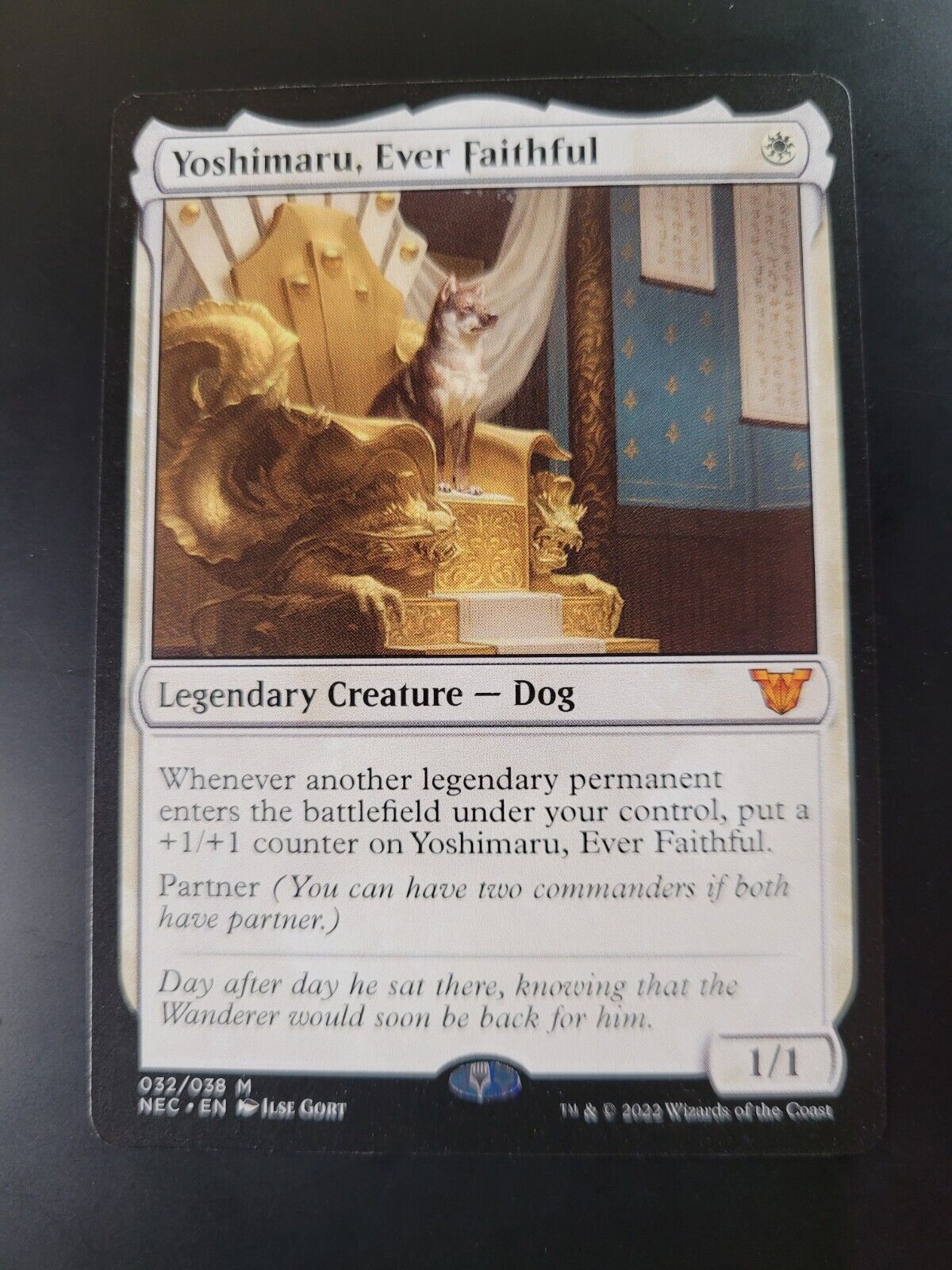 MTG Commander: Kamigawa: Neon Dynasty NEC Mythic Yoshimaru Ever Faithful 32 NM