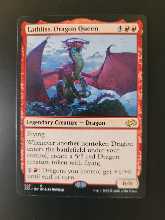 MTG Jumpstart 2022 (J22) Rare Lathliss, Dragon Queen 566 NM