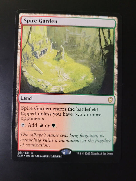 MTG Commander Legends: Battle for Baldur's Gate (CLB) Rare Spire Garden 361 NM