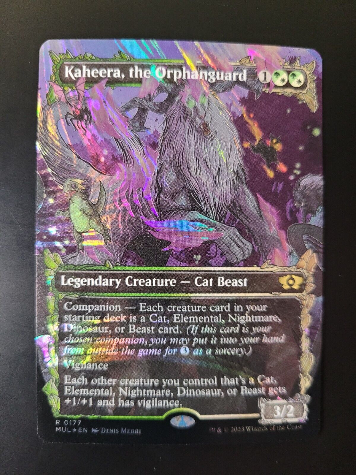 MTG MOM Multiverse Legends MUL Rare Kaheera the Orphanguard Halo Foil 177 NM