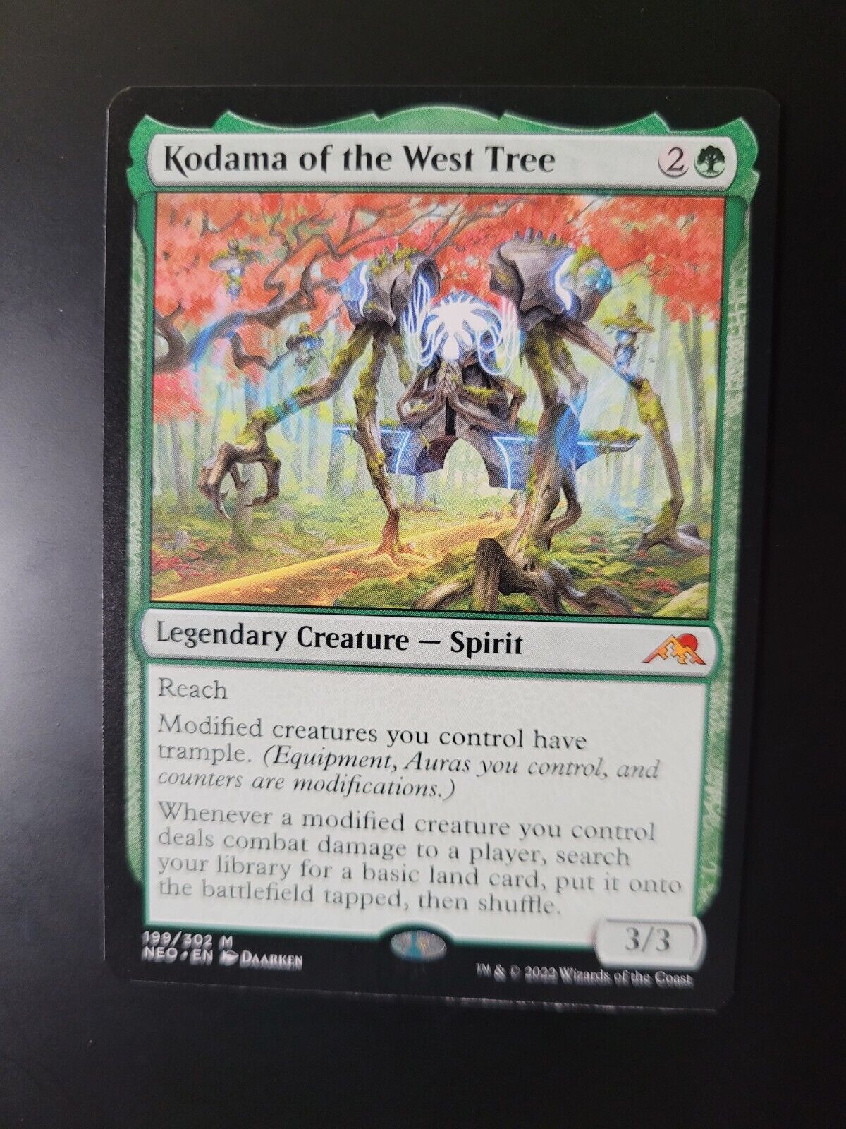 MTG Kamigawa: Neon Dynasty (NEO) Mythic Kodama of the West Tree 199 NM