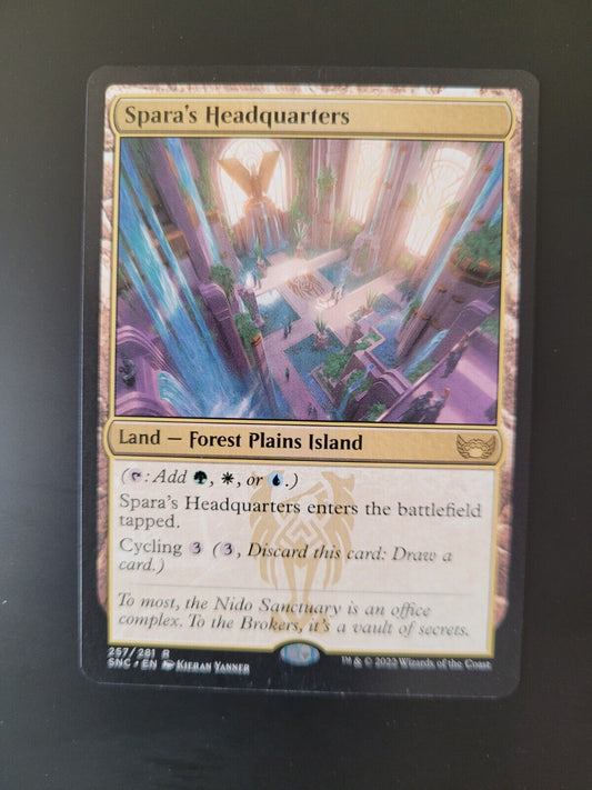 MTG Streets of New Capenna (SNC) Rare Spara's Headquarters 257 NM