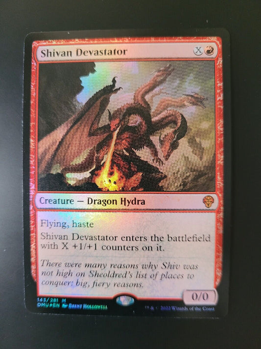 MTG Dominaria United (DMU) Mythic FOIL Shivan Devastator 143 NM