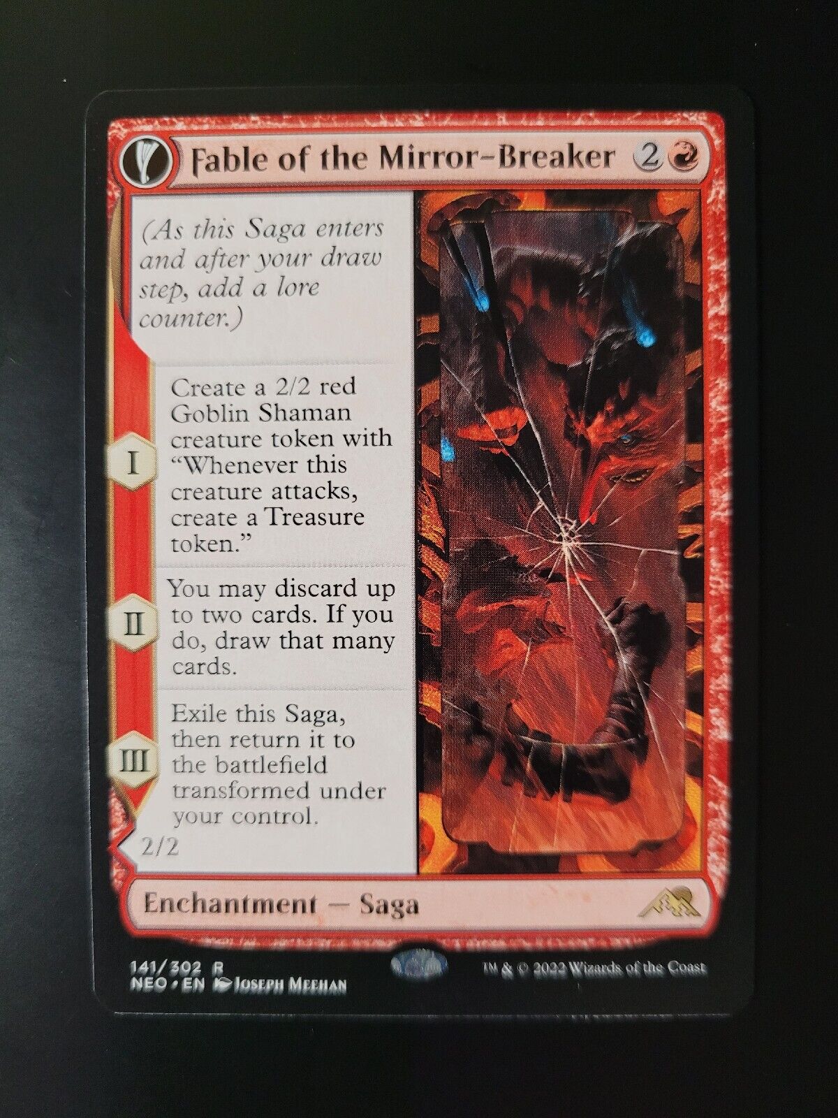 MTG Kamigawa: Neon Dynasty (NEO) Rare Fable of the Mirror-Breaker 141 NM