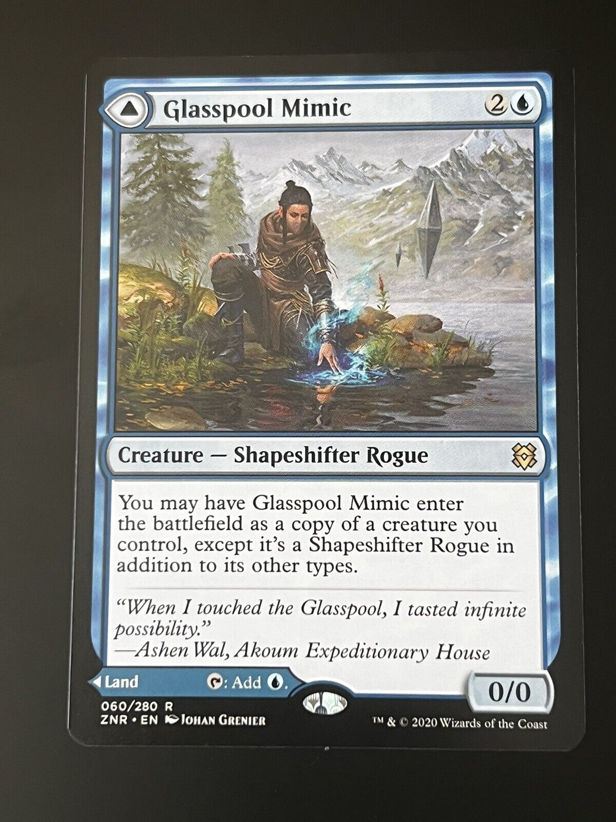 MTG Zendikar Rising  (ZNR) Rare Glasspool Mimic 60 NM