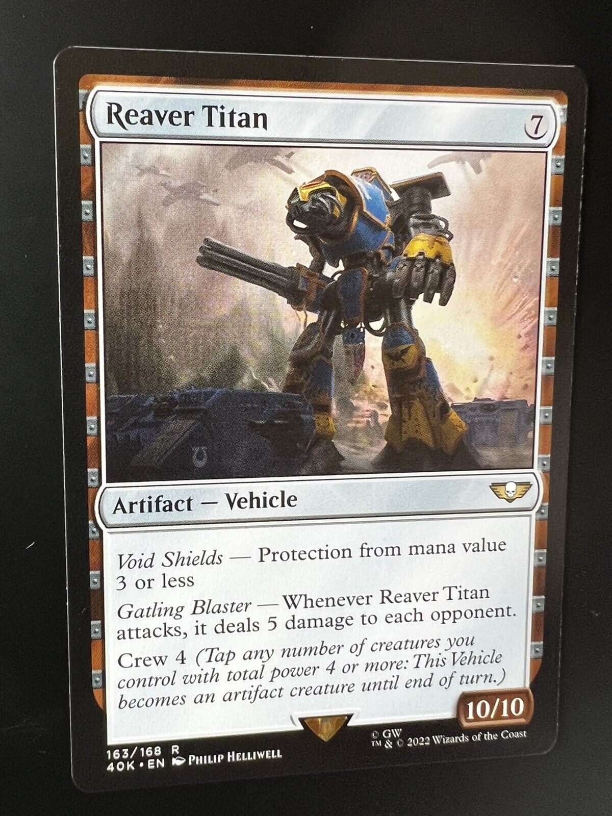 MTG Universes Beyond Warhammer 40K Rare Reaver Titan 163 NM