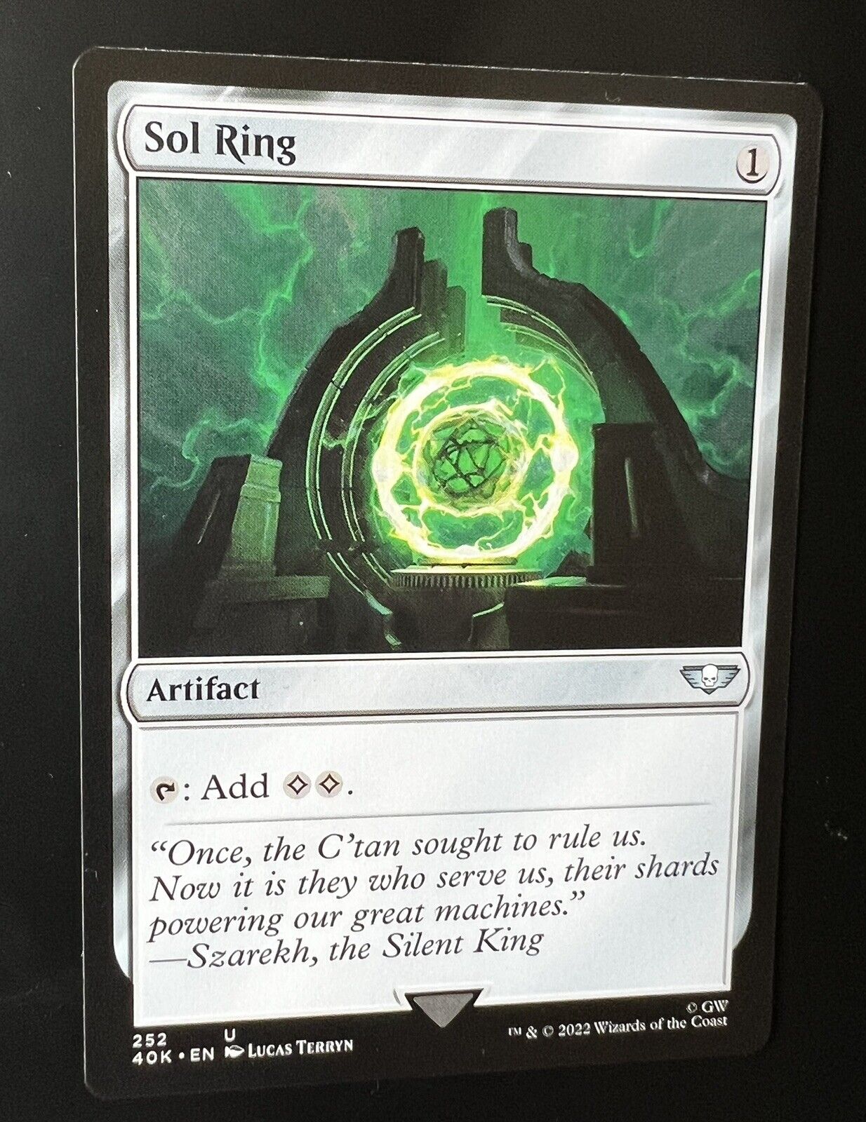 MTG Universes Beyond Warhammer 40K Uncommon Sol Ring (252) 252 NM