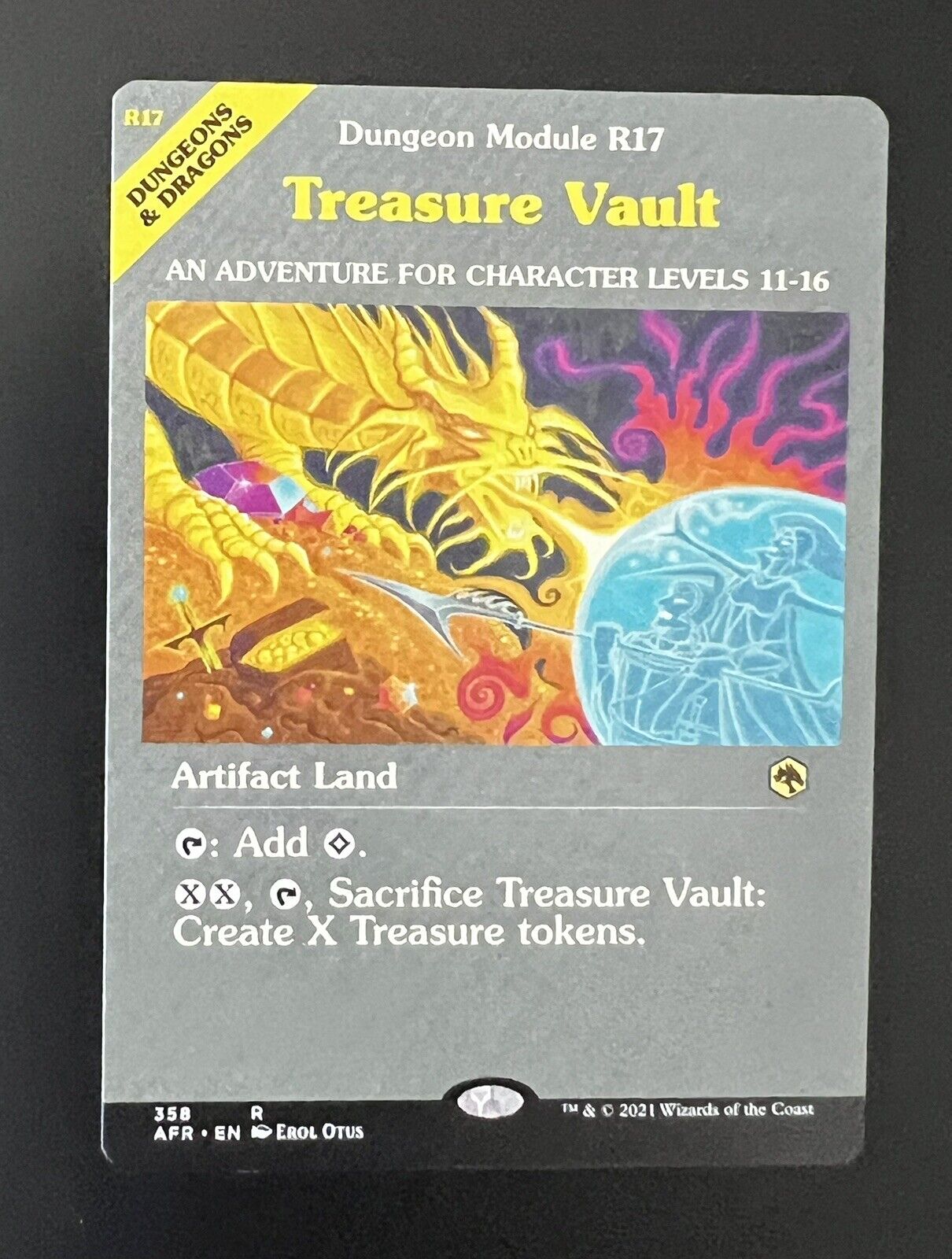 MTG Forgotten Realms (AFR) Rare Treasure Vault (Dungeon Module) 358 NM