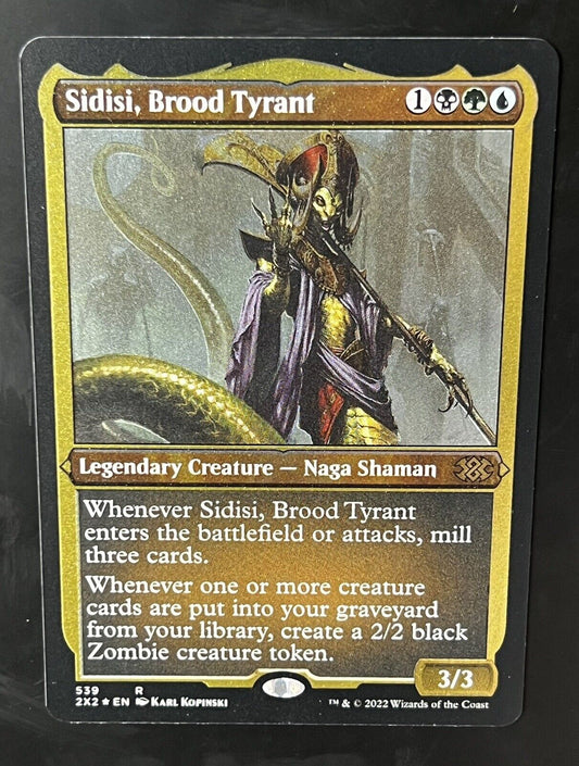 MTG Double Masters 2022 (2X2) Rare Sidisi, Brood Tyrant (Foil Etched) 539 NM