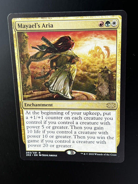 MTG Double Masters 2022 (2X2) Rare Mayael's Aria 253 NM