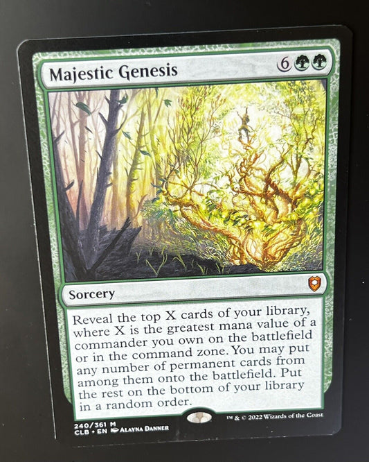 MTG Com Legends: Battle for Baldur's Gate (CLB) Mythic Majestic Genesis 240 NM