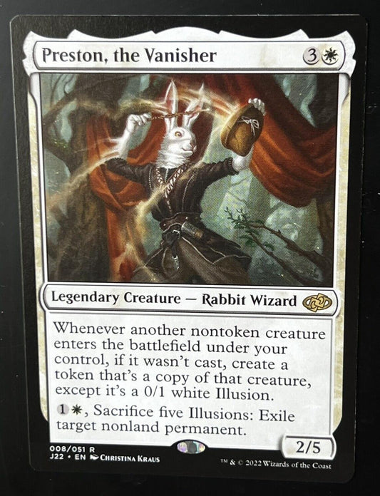 MTG Jumpstart 2022 (J22) Rare Preston, the Vanisher 8 NM