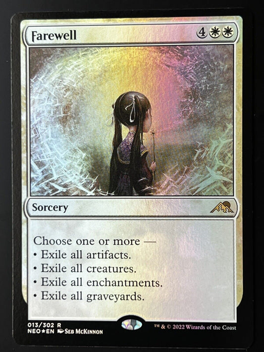 MTG Kamigawa: Neon Dynasty (NEO) Rare FOIL Farewell 13 NM