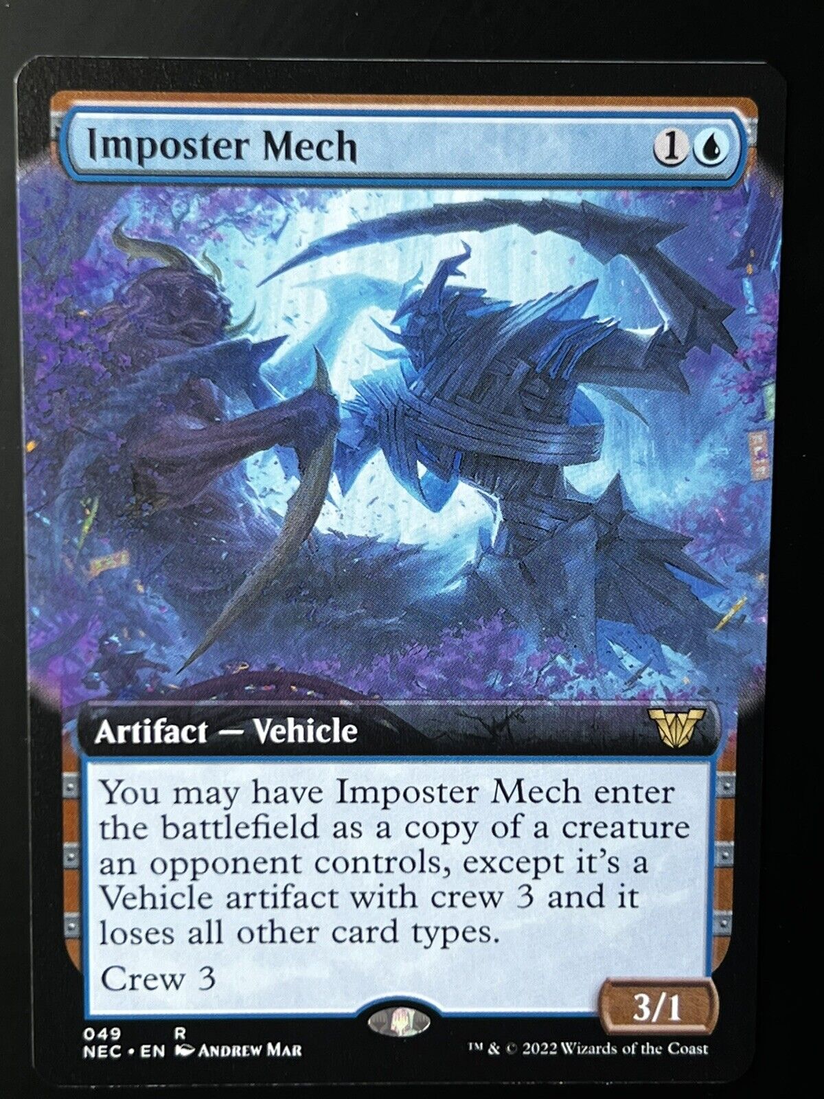 MTG Cmdr. Kamigawa: Neon Dynasty (NEC) Rare Imposter Mech (Extended Art) 49 NM