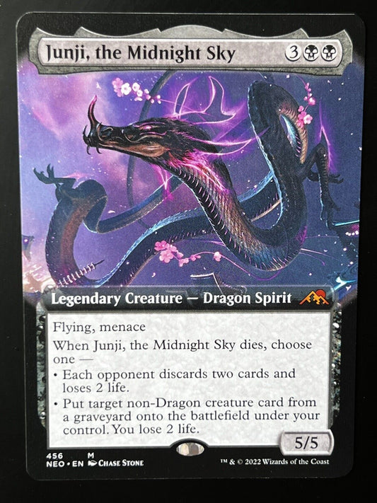 MTG Kamigawa: Neon Dynasty (NEO) M Junji, the Midnight Sky (Extended Art) 456 NM