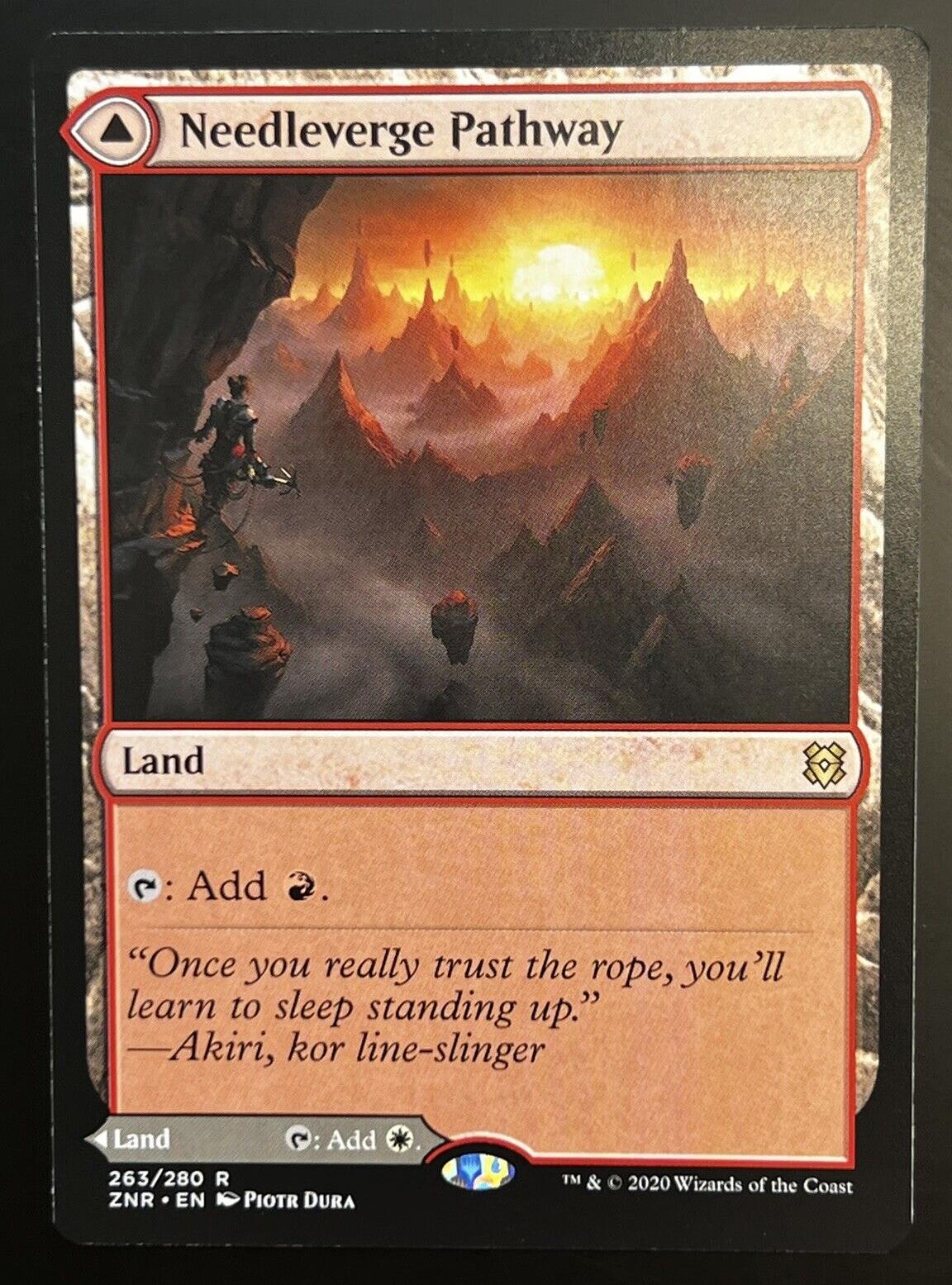 MTG Zendikar Rising (ZNR) Rare Needleverge Pathway 263 NM