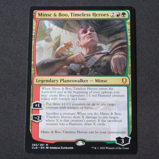 MTG Commander Legends Baldurs Gate CLB M Minsc & Boo Timeless Heroes 285 NM