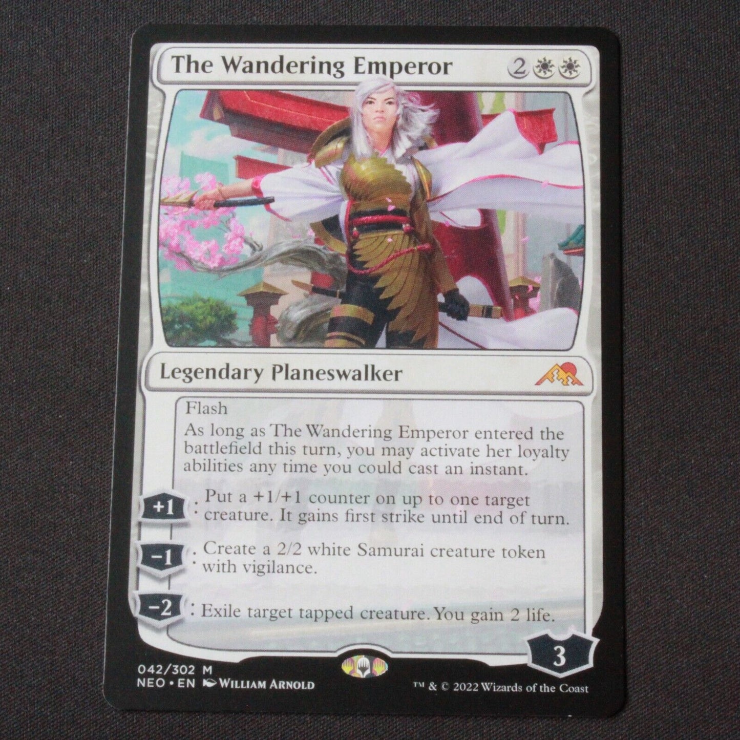 MTG Kamigawa: Neon Dynasty (NEO) Mythic The Wandering Emperor 42 NM