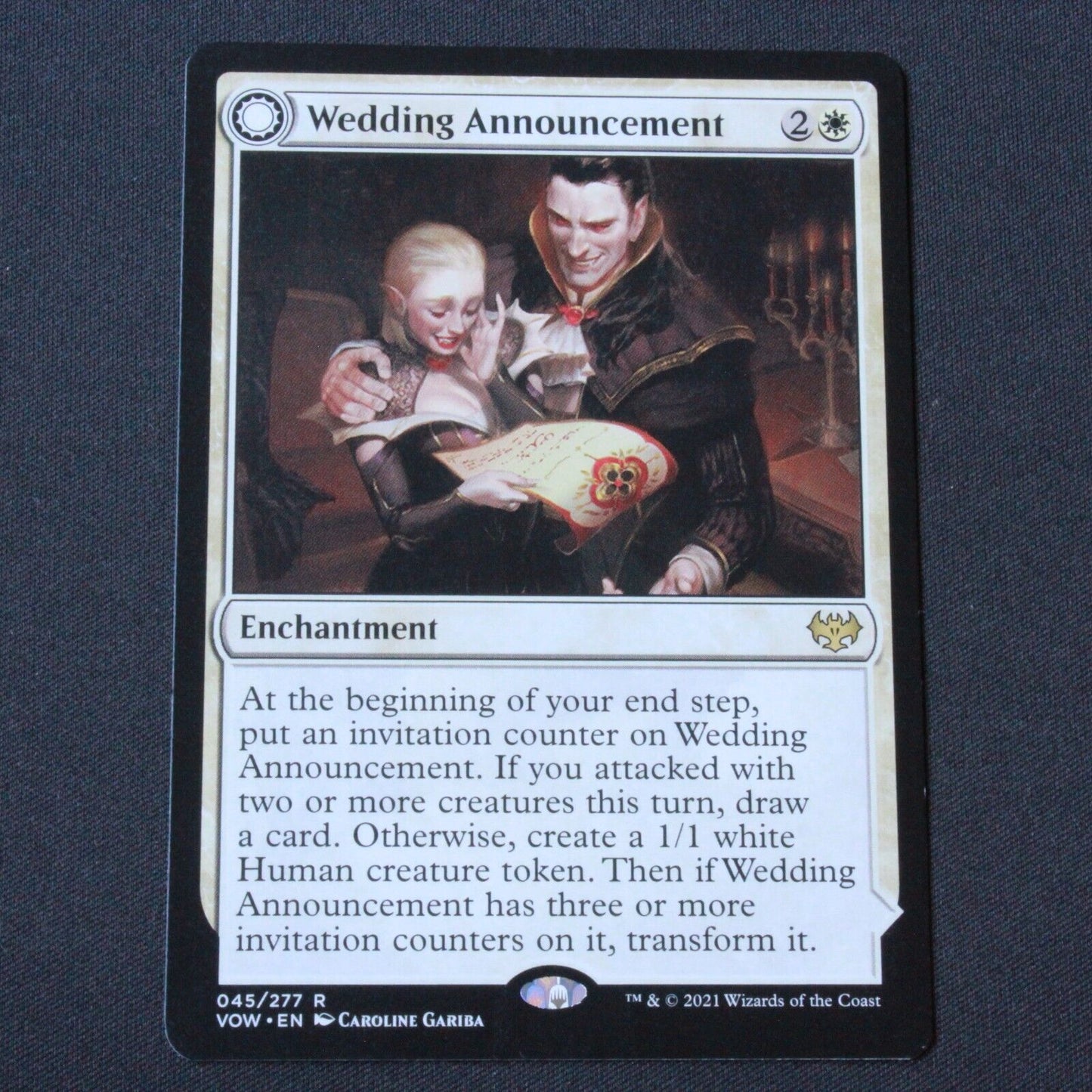 MTG Innistrad: Crimson Vow (VOW) Rare Wedding Announcement 45 NM