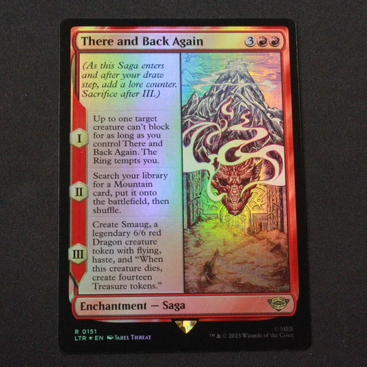 MTG Lord of the Rings (LTR) Rare FOIL There and Back Again 151 NM