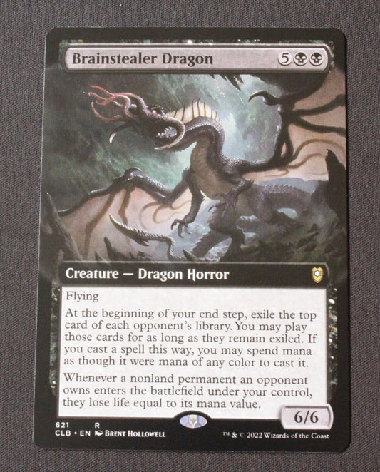 MTG  Battle for Baldur's Gate (CLB) Rare Brainstealer Dragon Extended Art 621 NM