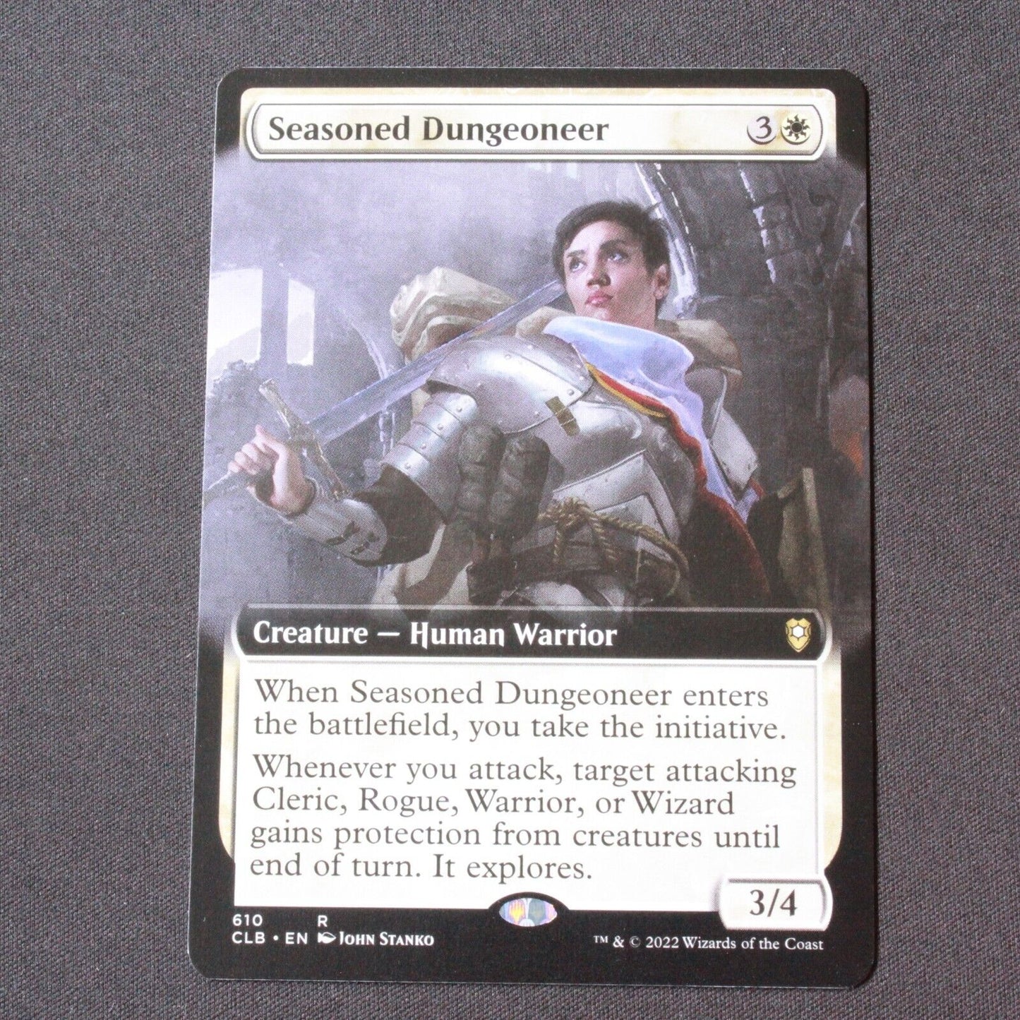 MTG Battle for Baldur's Gate (CLB) Rare Seasoned Dungeoneer Extended Art 610 NM