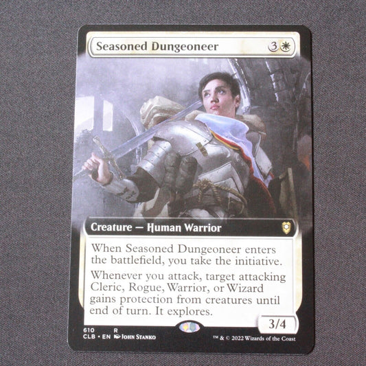 MTG Battle for Baldur's Gate (CLB) Rare Seasoned Dungeoneer Extended Art 610 NM